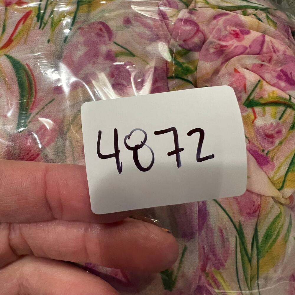 ASTR THE LABEL Women's Midsummer Floral Tiered Maxi Dress Size L In Pink Multi - Picture 13 of 13